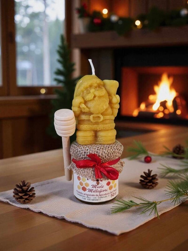 La composizione natalizia Babbo