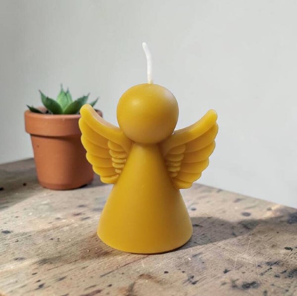 Candela a forma di Angioletto, in pura cera d'api
