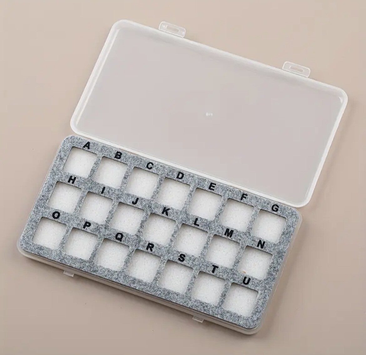 Kralen mat met deksel