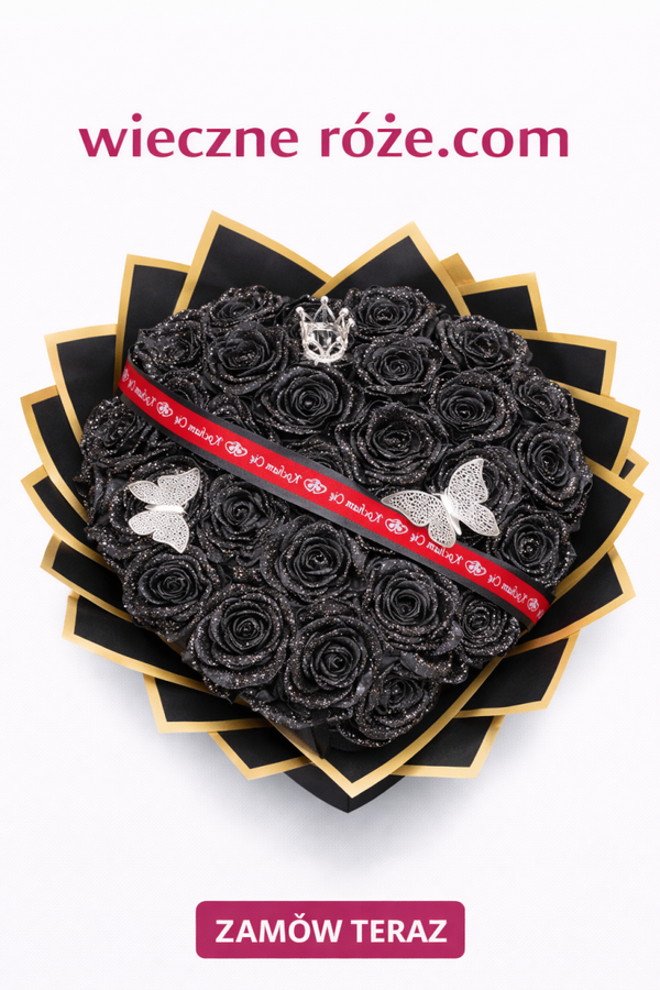 Czarne Róże – Elegancki Prezent Premium