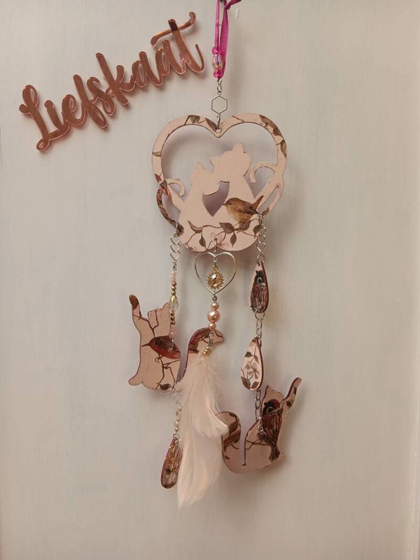 Windvanger Kat Champagne & Birds