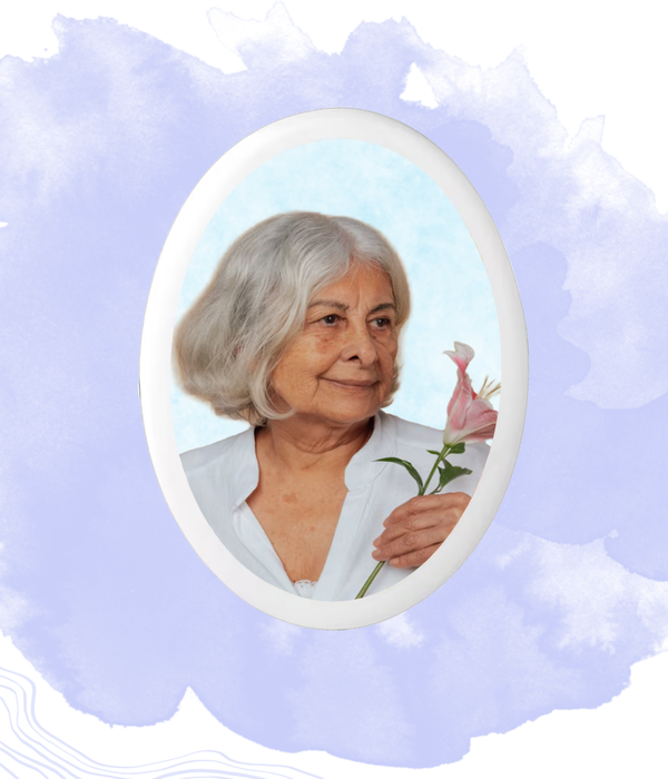Médaillon céramique Ovale