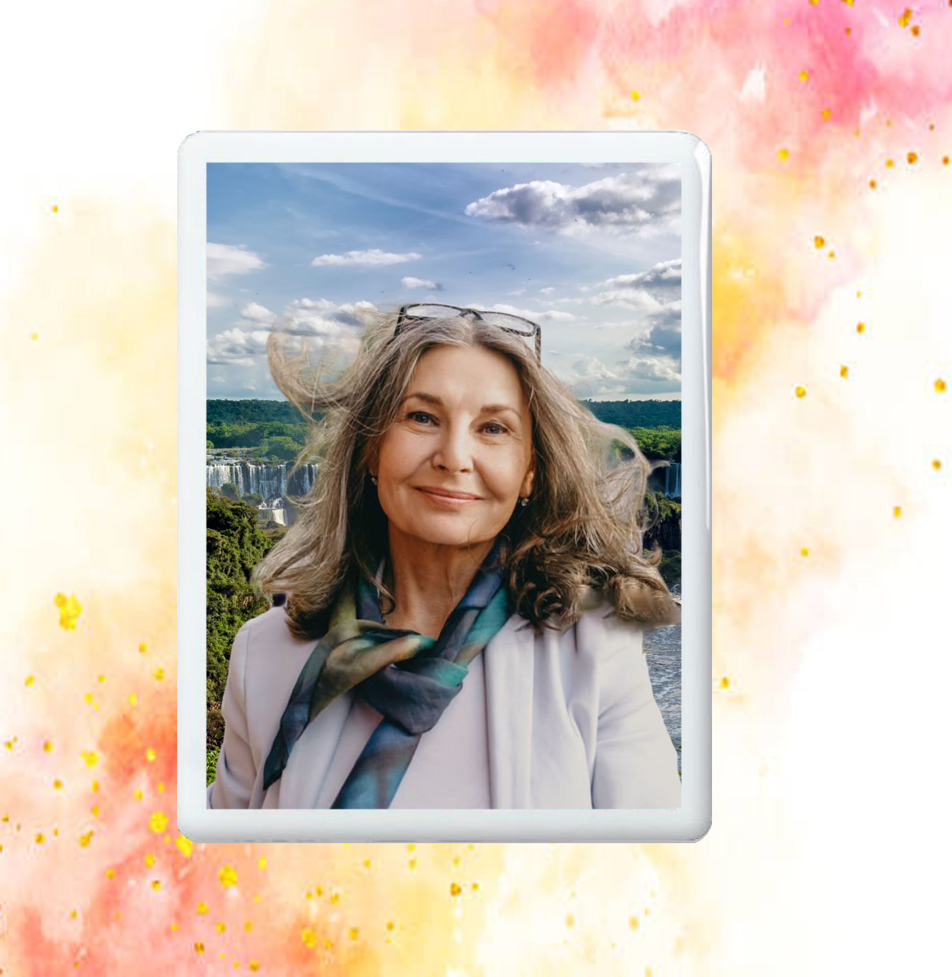 Médaillon céramique Rectangle