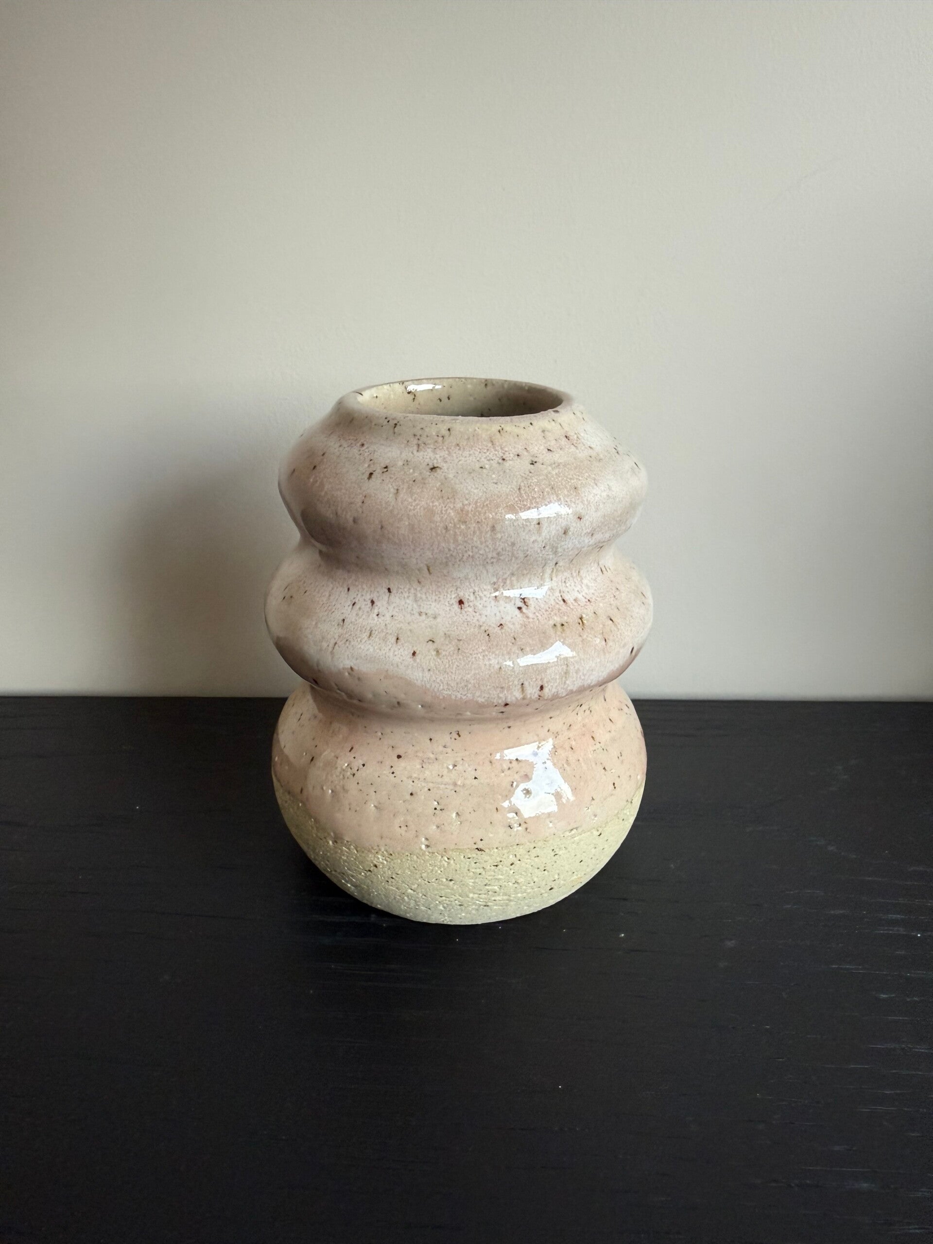 Klein bubbelvaasje lichtroze