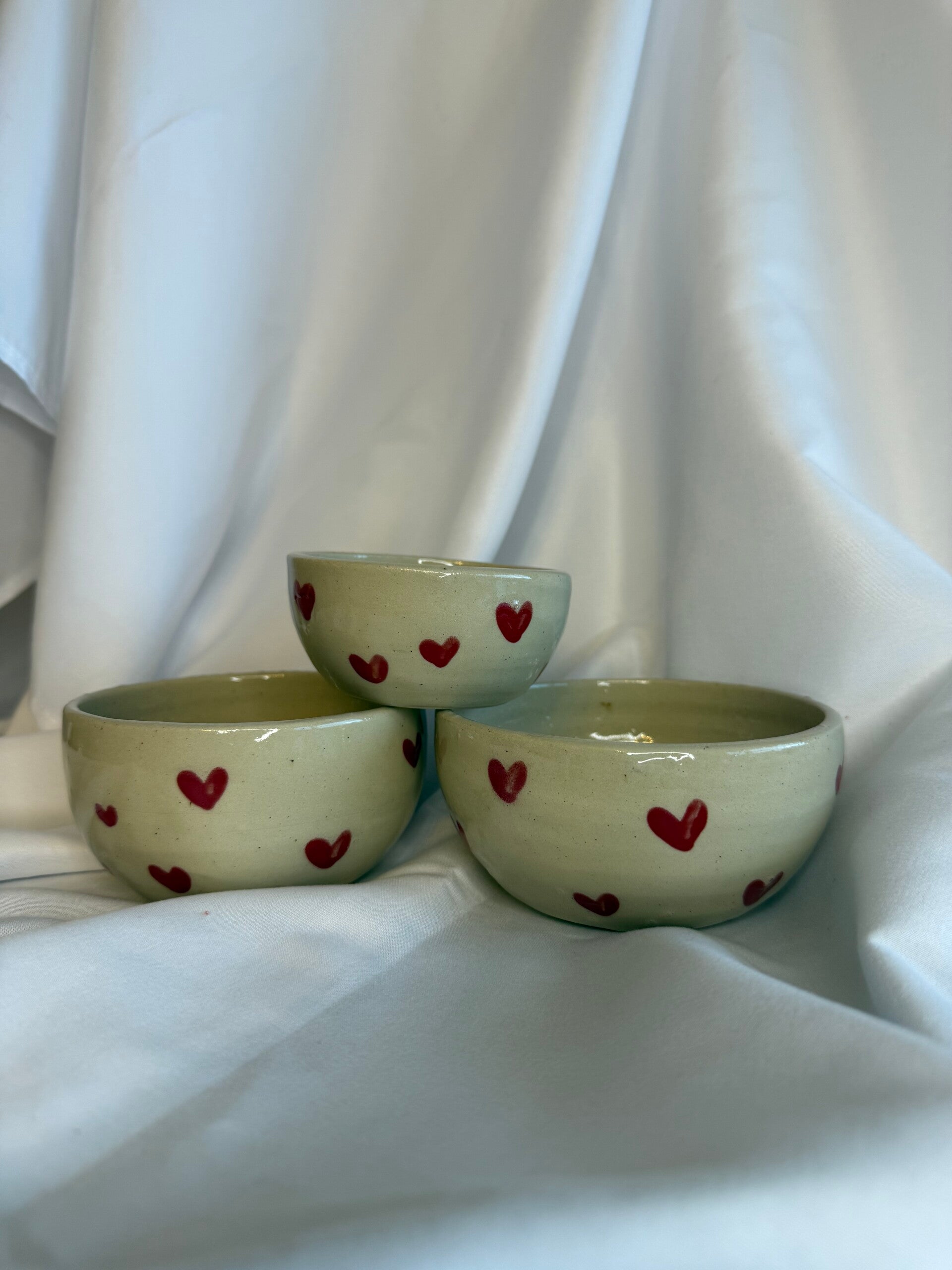 Aperoschaaltjes hartjes - set