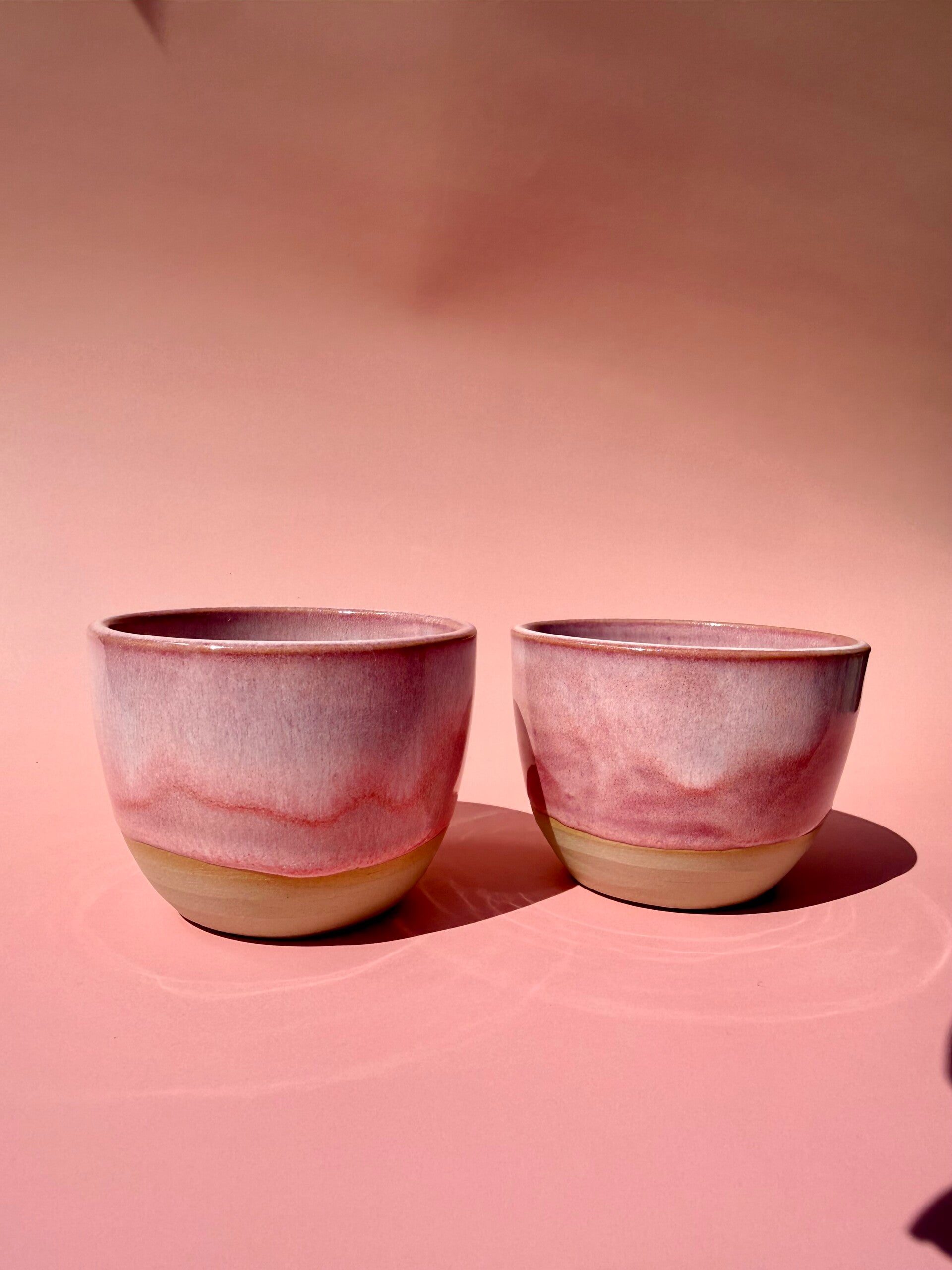 Roze koffietasjes klein