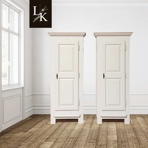 Landelijke klassieke kast, eendeurs, legkast, linnenkast