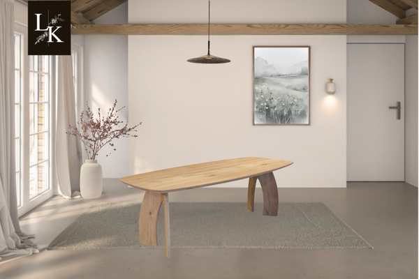 Landelijk Klassiek - Deens ovaal - eettafel Silkeborg - eiken