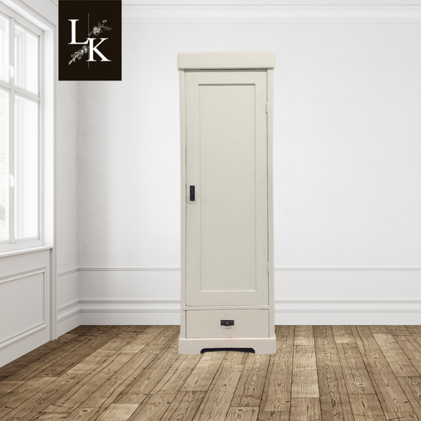 Landelijke klassieke kast, eendeurskast, servieskast, legkast