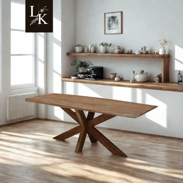 Landelijk klassieke tafel Benløse - Deens ovaal - eettafel, dinertafel