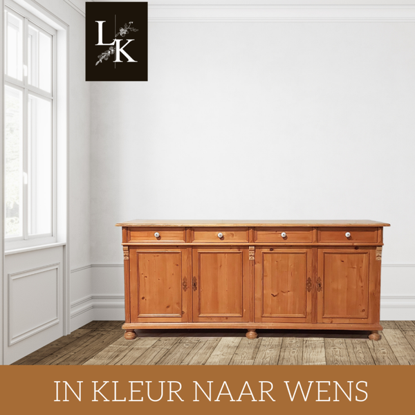 Landelijke klassieke kast, dressoir, voorraadkast, commode
