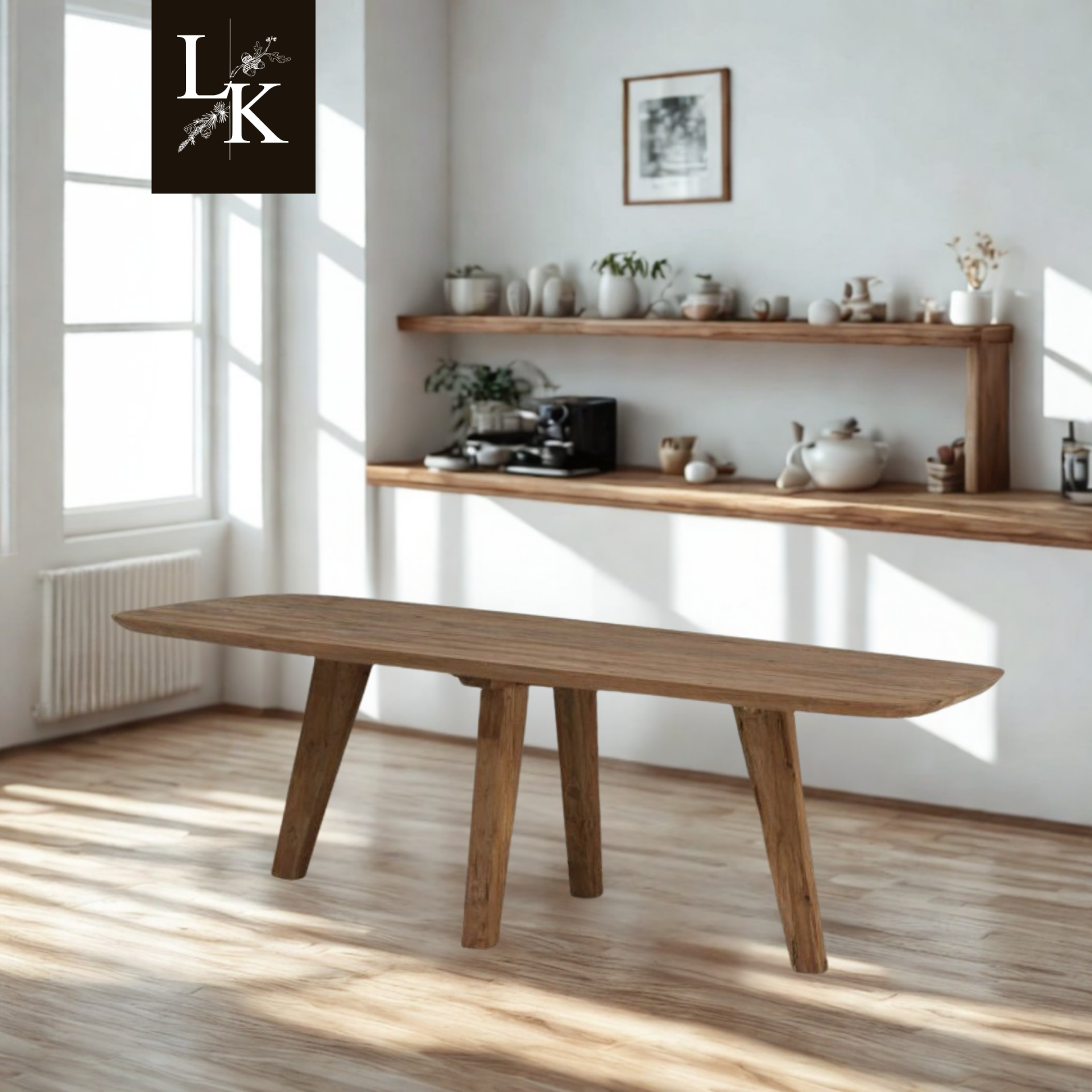 Landelijk Klassiek - Deens ovaal - eettafel Tømmerby - Teak