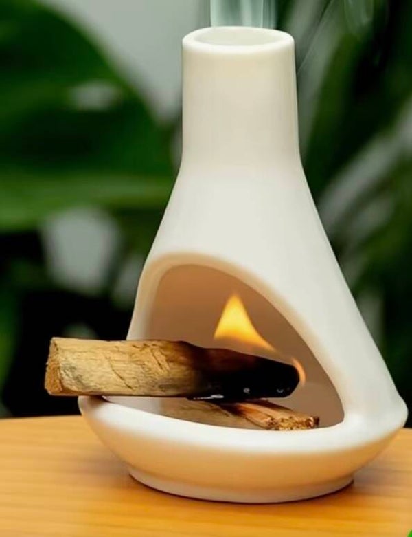 Porzellan Räucherkamin