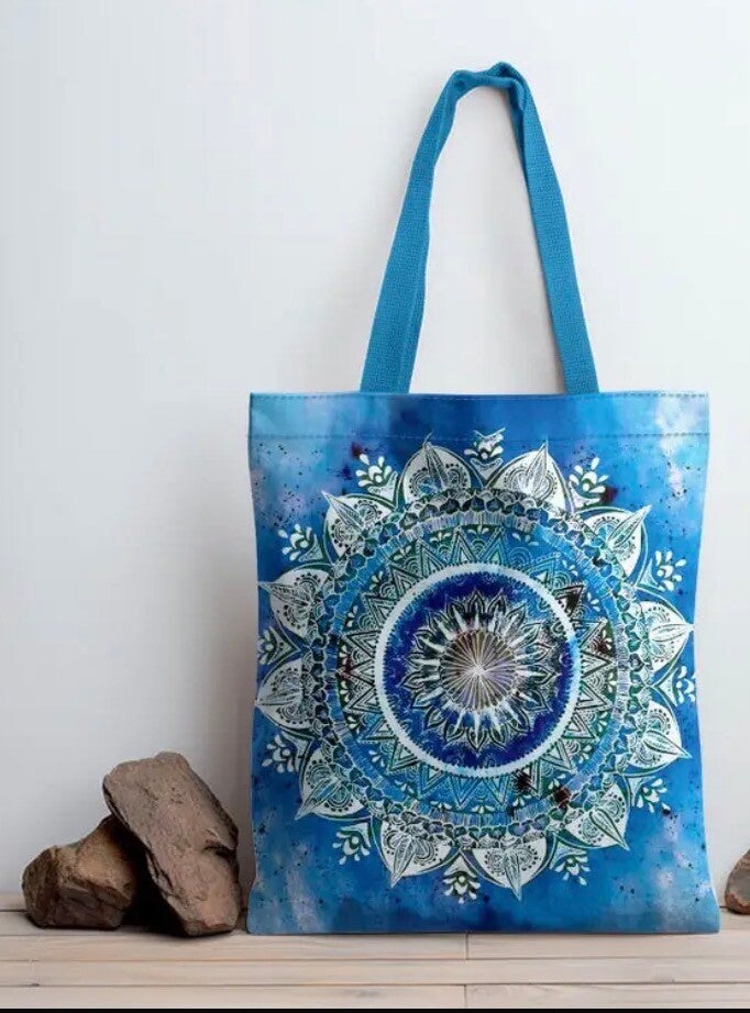 Mandala Tasche Blau