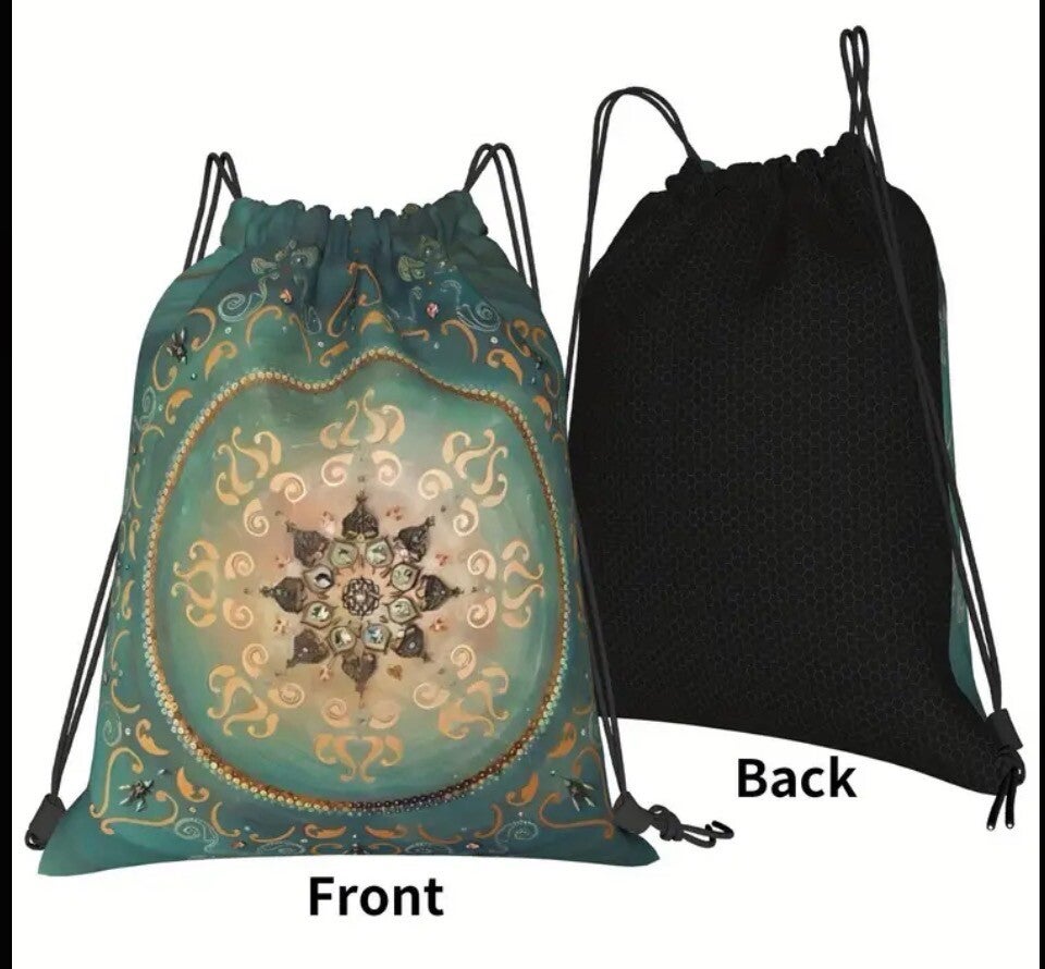 Rucksack mit Kordelzug-Mandala Design