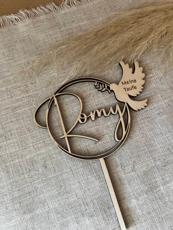 Cake Topper „Taufe“