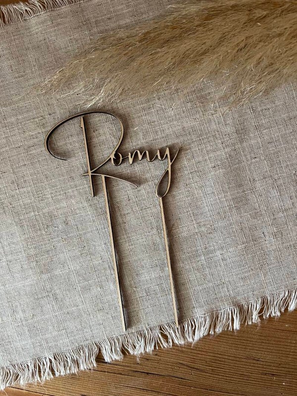 Cake Topper „personalisiert“