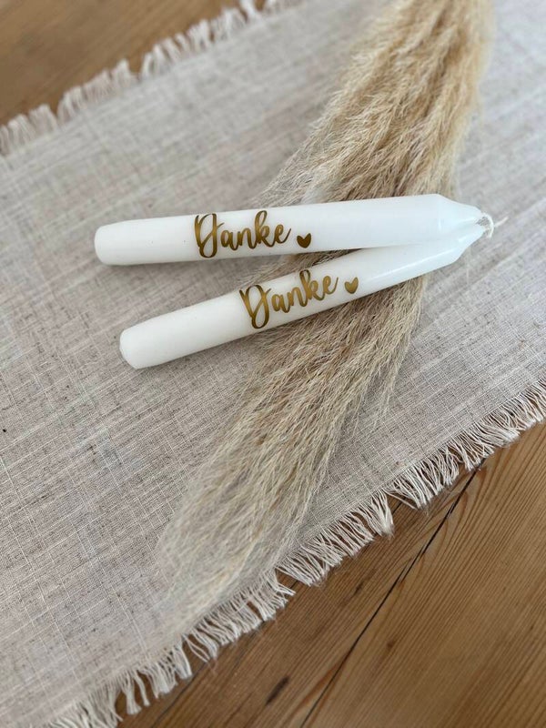 Stabkerze „Danke“