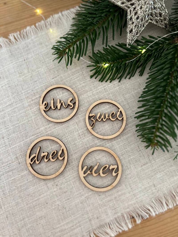 Adventskranzzahlen „Max“