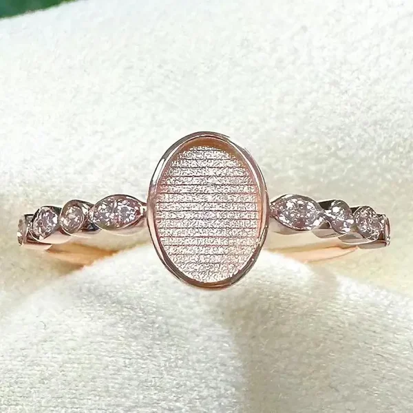 silver breastmilk, ashes oval ring.