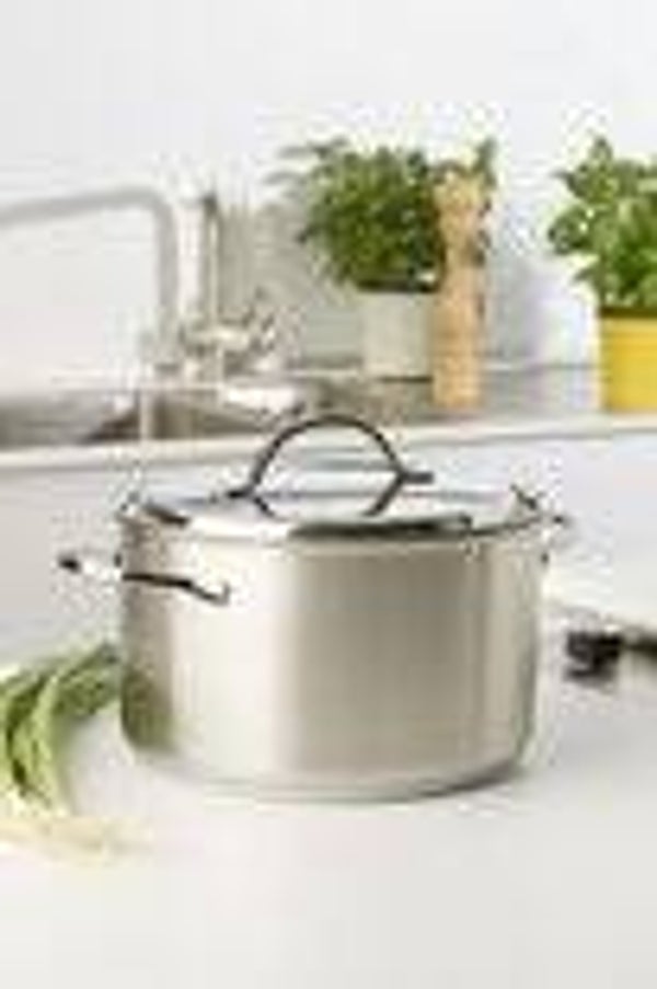 Demeyere Resto 3 RVS Kookpan – Kookpan inductie – 20 cm – 3L Inhoud - Deksel Inbegrepen