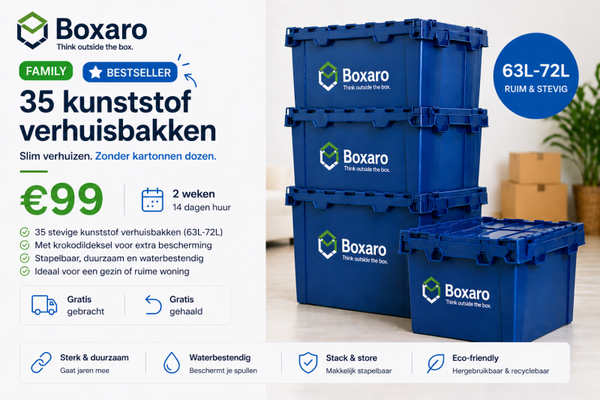 Family Pakket - 35 bakken, 2 weken, gratis gebracht en gehaald
