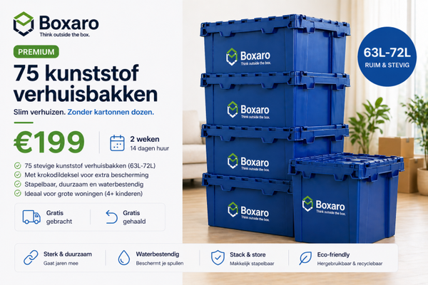 PREMIUM Pakket - 75 bakken, 2 weken, gratis gebracht en gehaald