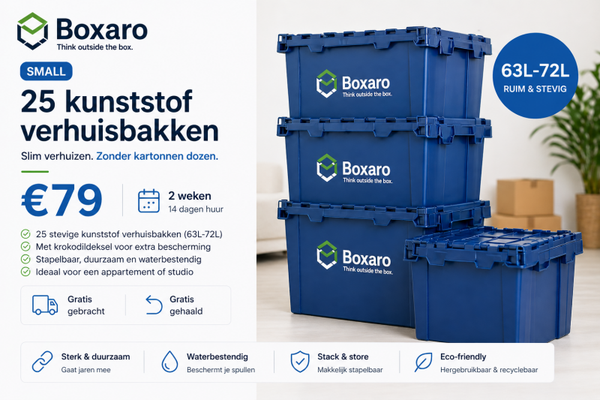 SMALL Pakket - 25 bakken, 2 weken, gratis gebracht en gehaald