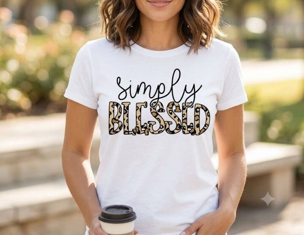 #013 Leopard Print Simply Blessed
