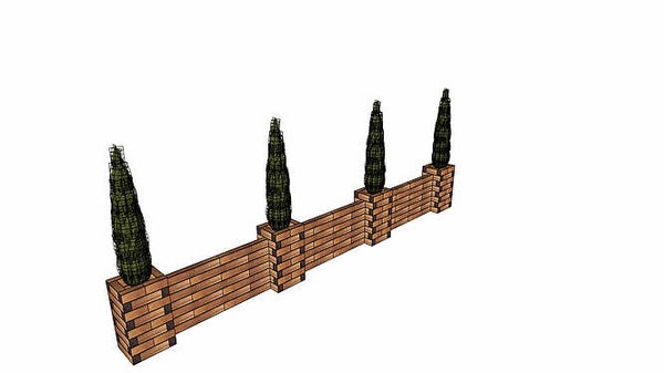 Stützmauer Holzbaustein (RW1)