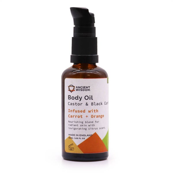 Biologische Lichaamsolie 50ml - Wortel & Sinaasappel