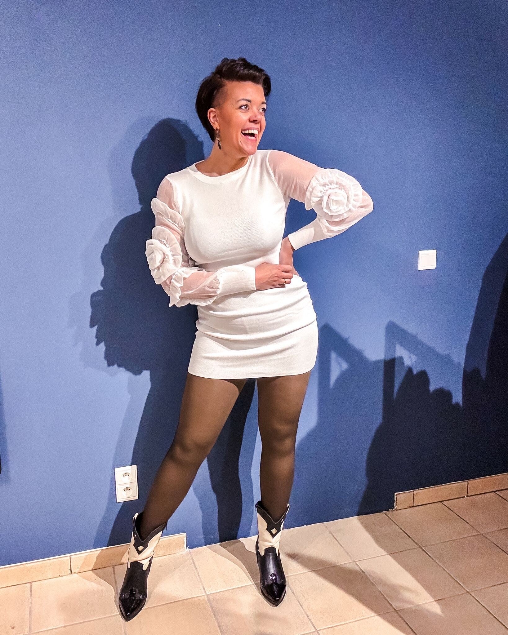 Exclusief jurk wit tu