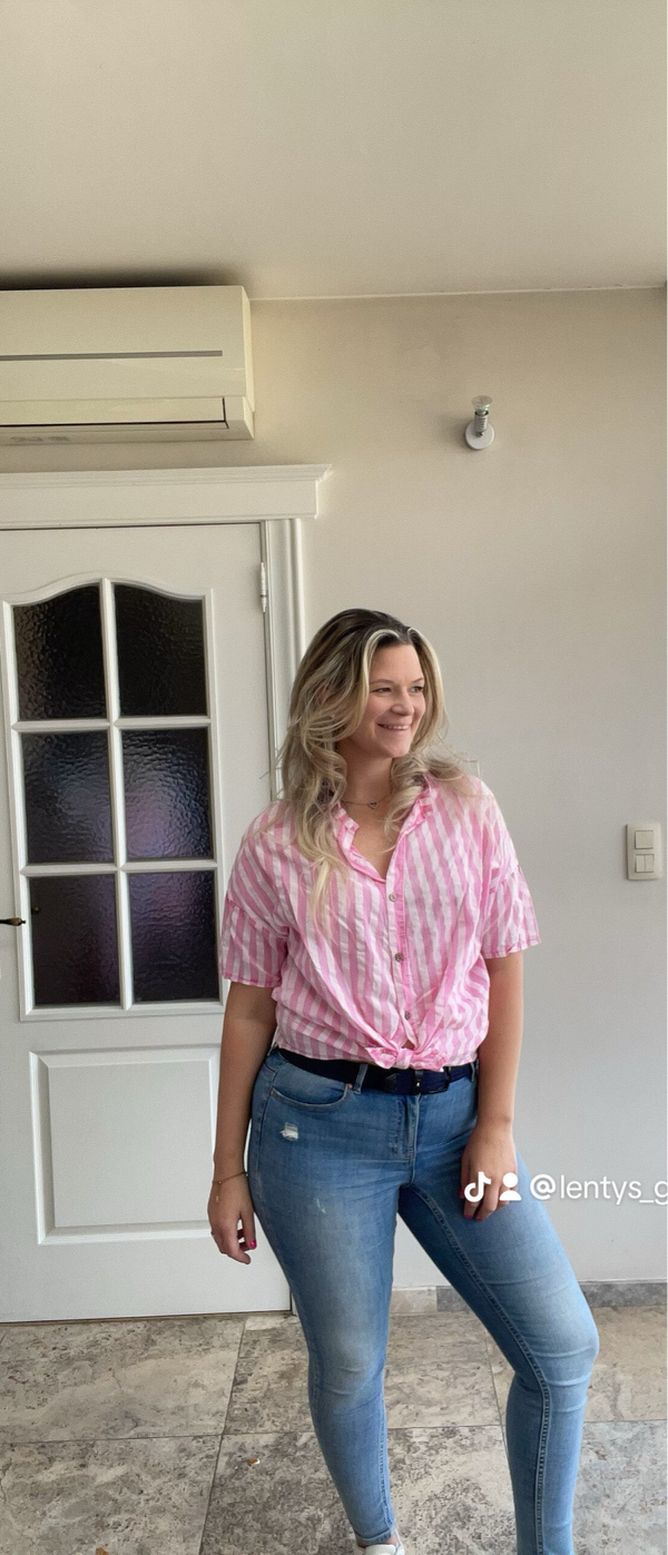 Pink blouses one size