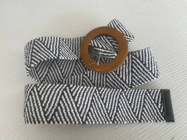 Ibiza riem zwart wit