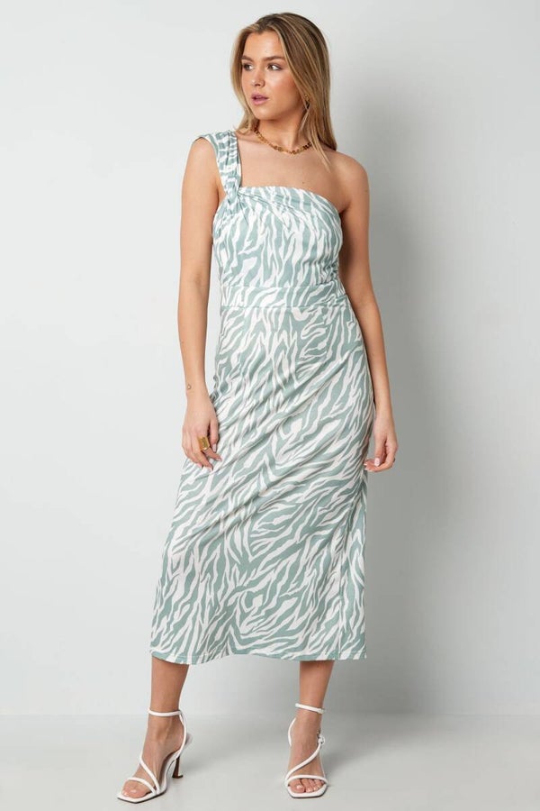 Zebra jurk🦓 green