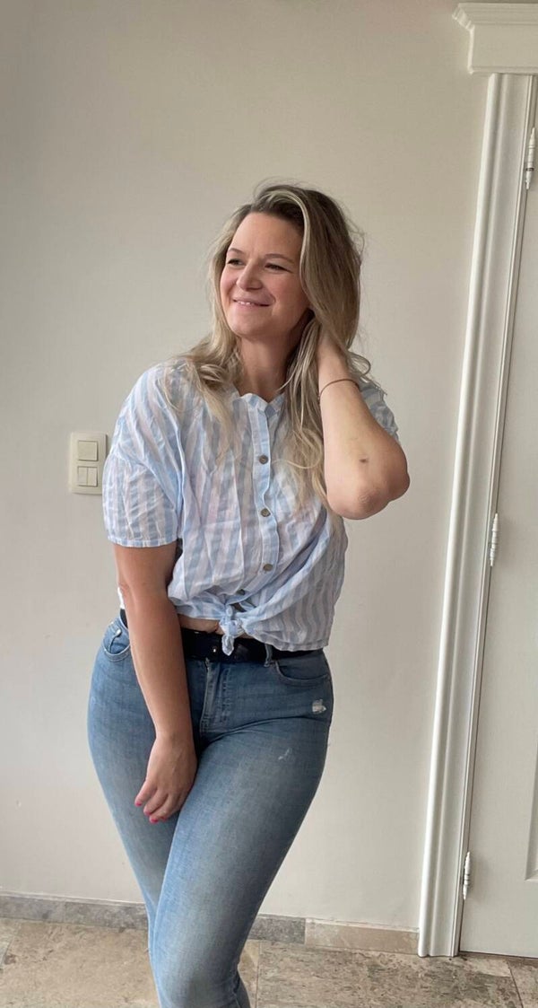 Blue blouses one size