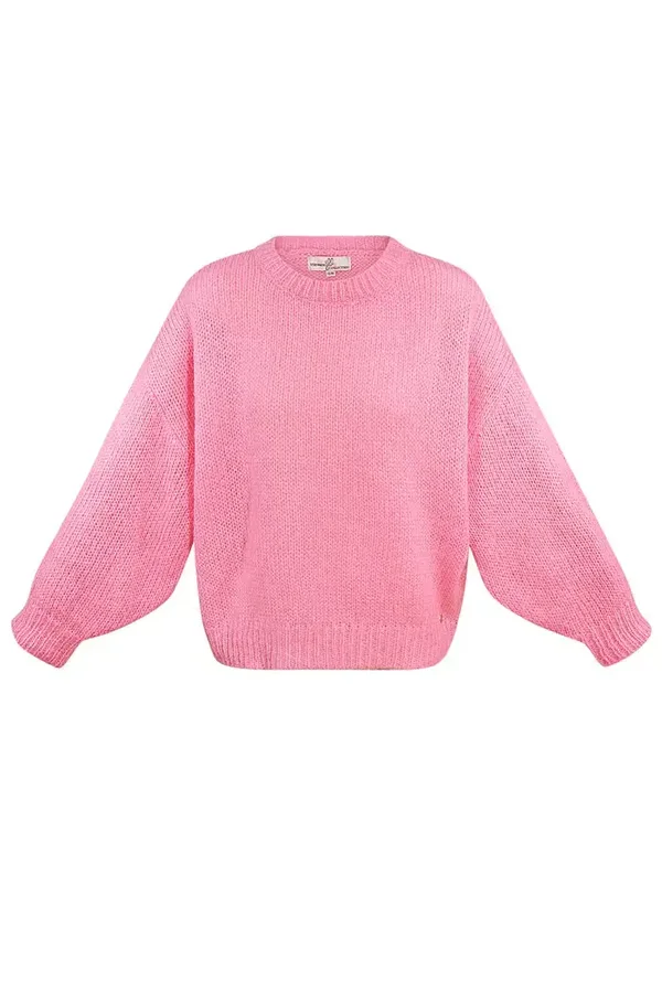 Sweater cozy roze