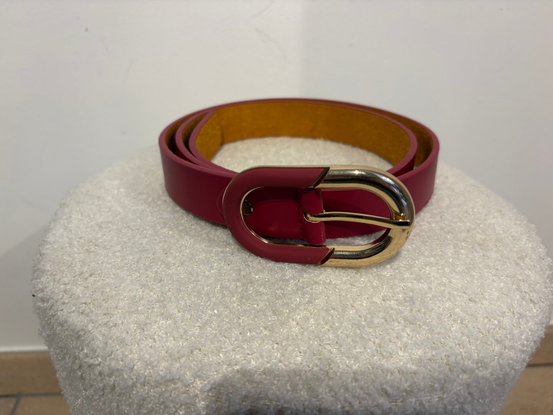 Fuchsia roze riem