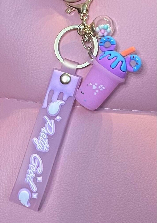 8056 Sleutelhanger smoothie paars