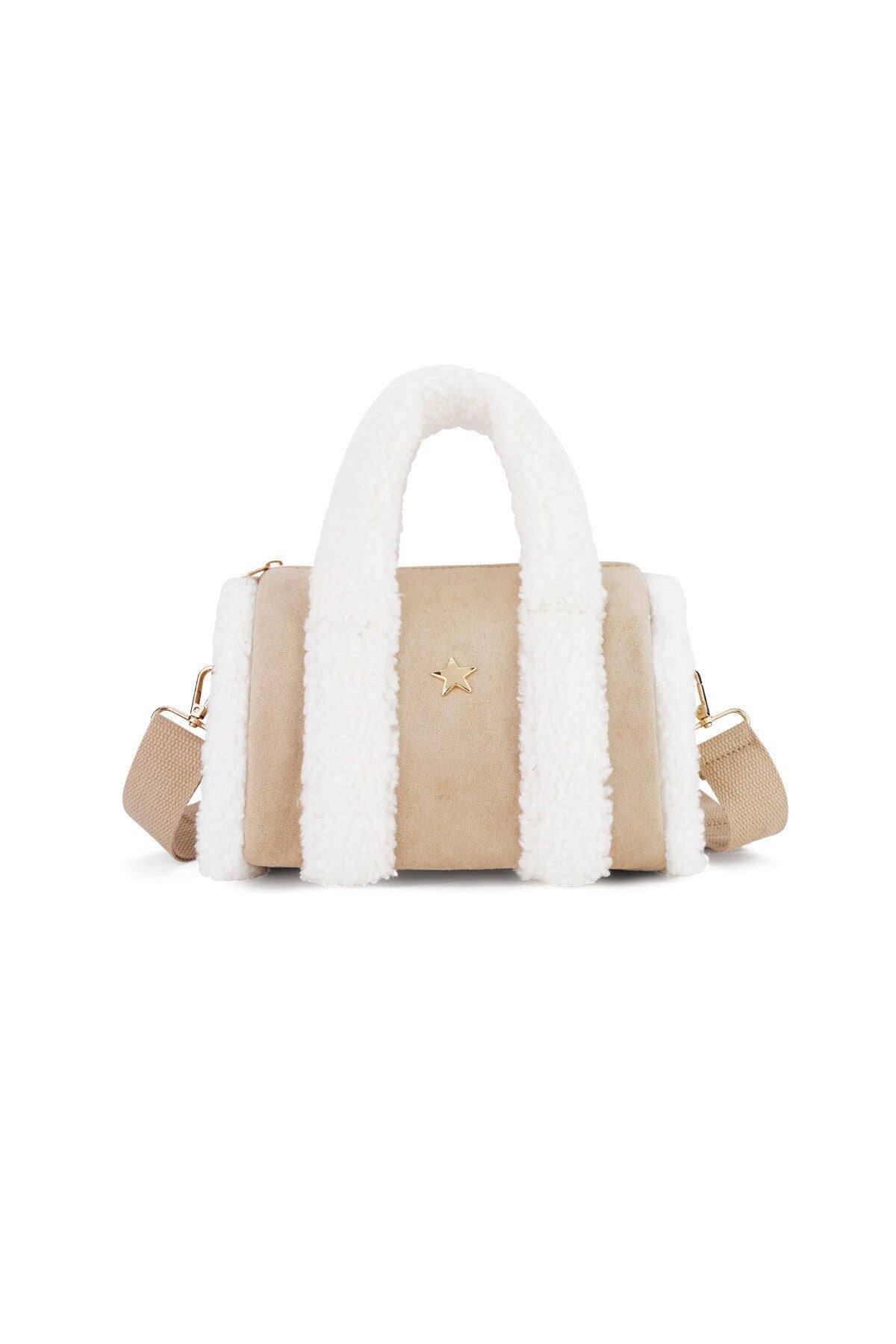 Teddy bag beige