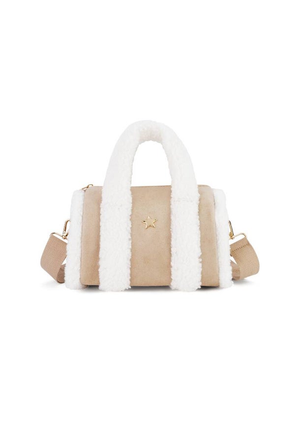 Teddy bag beige