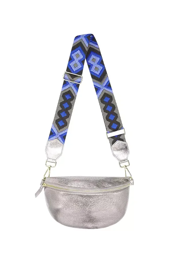 7022 Buideltas met gekleurde band grijs