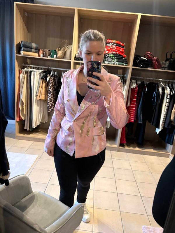 Blazer goud roze