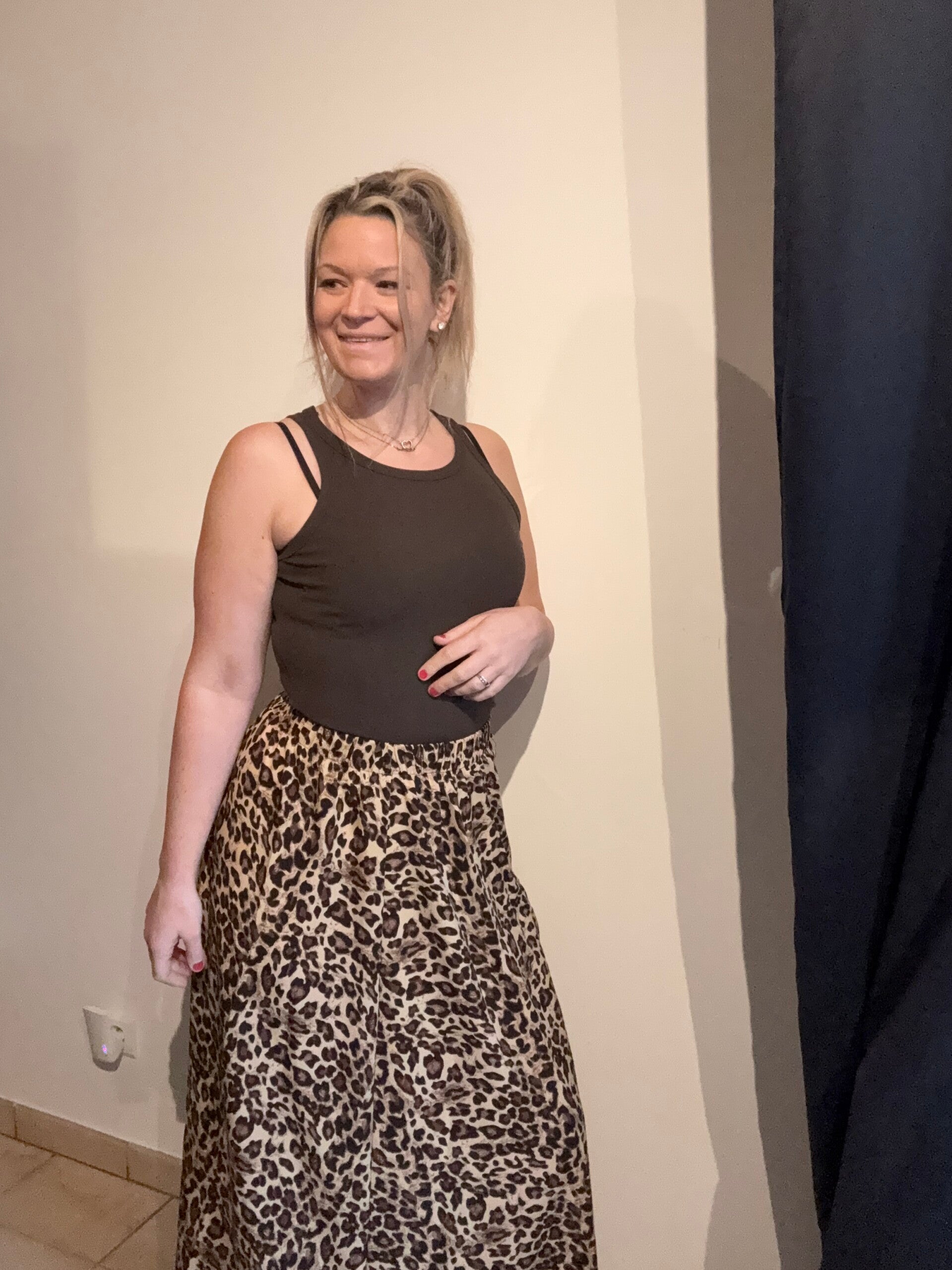 "actie van de dag"panter lange rok