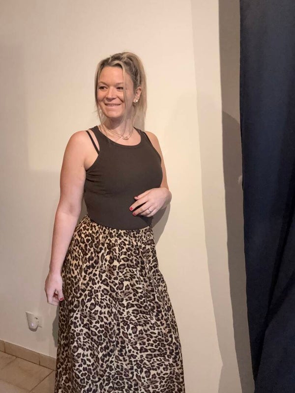 "actie van de dag"panter lange rok