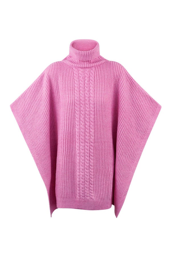 poncho roze