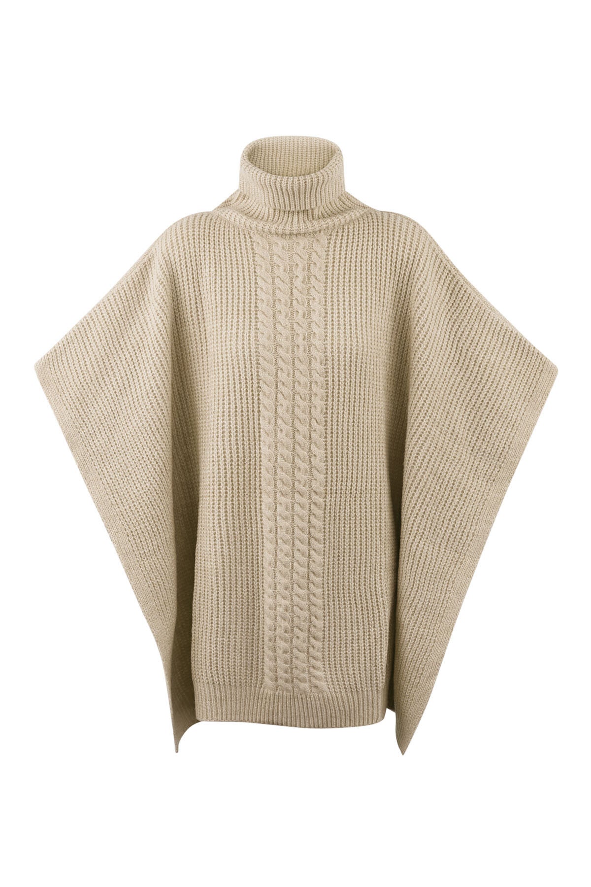 poncho beige
