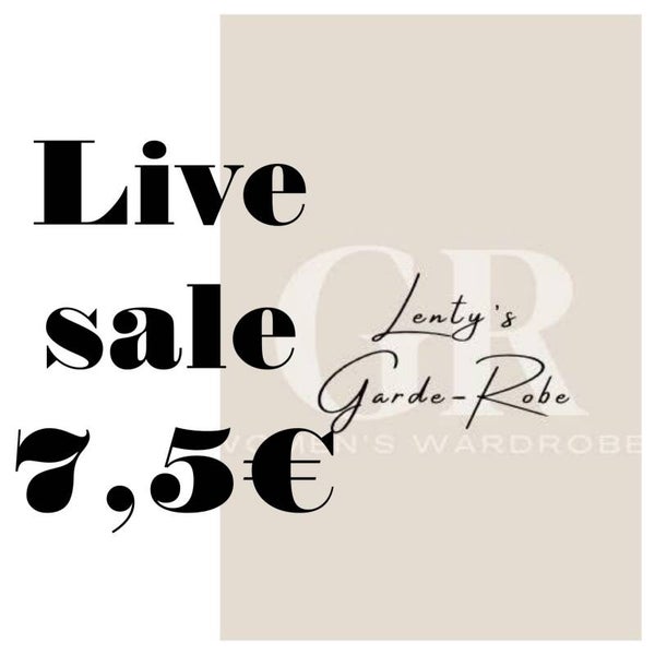 live sale 7.5€
