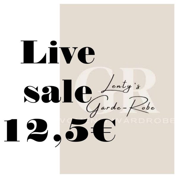 live sale 12.5€