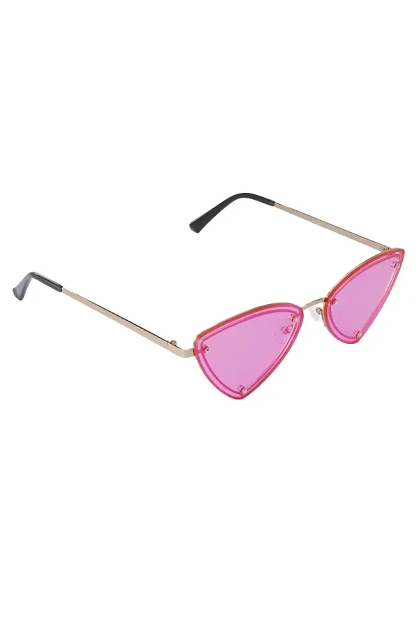 zonnebril retro roze